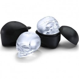 Skull Ice Mold (2 pieces)