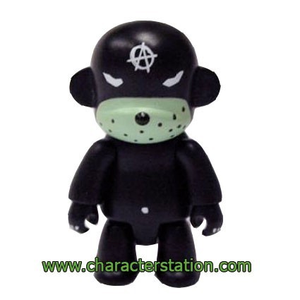 Figuren Toy2R Qee Kozik Anarchy Monkey Black von Kozik (Ohne Verpackung) Genf Shop Schweiz