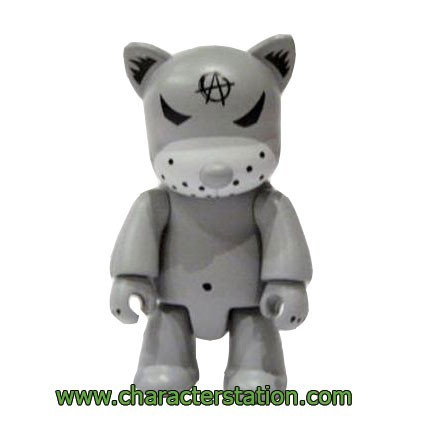 Figuren Qee Kozik Anarchy Cat Gris von Kozik (Ohne Verpackung) Toy2R Genf Shop Schweiz