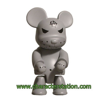 Figuren Qee Kozik Anarchy Bear Gris von Kozik (Ohne Verpackung) Toy2R Genf Shop Schweiz
