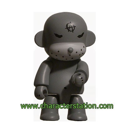 Figur Toy2R Qee Kozik Anarchy Monkey Gris by Kozik (No box) Geneva Store Switzerland