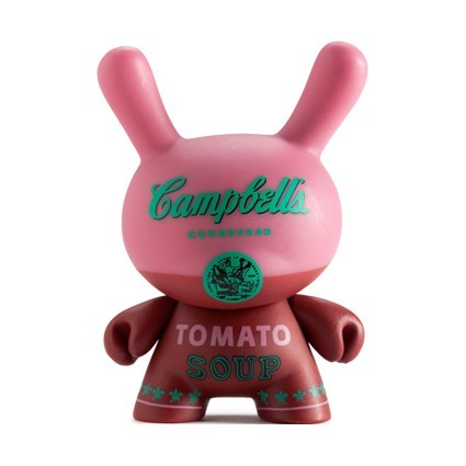 Figurine Dunny Andy Warhol Série 1 - Campbell's Soup Blue - Kid Robot 2016