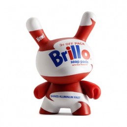 Figuren Kidrobot Dunny Brillo Soap Pads White von Andy Warhol x Kidrobot Genf Shop Schweiz