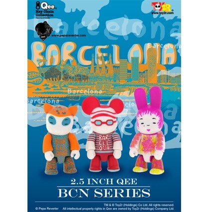 Figur Qee Barcelona Set by Pepa Reverter (No box) Toy2R Geneva Store Switzerland