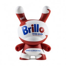 20 cm Andy Warhol Masterpiece White Brillo Dunny by Andy Warhol x Kidrobot