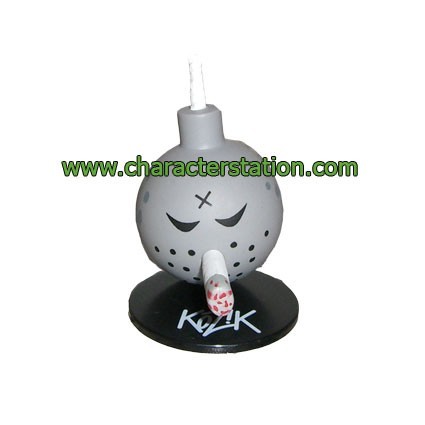 Figurine Mini Bomb Gris par Kozik (Sans boite) Toy2R Boutique Geneve Suisse