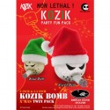 Figur Toy2R Bomb Xmas Twin Pack by Kozik Limited Edition Geneva Store Switzerland