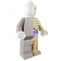 Figur Mighty Jaxx Lego 28 cm Bigger Micro Anatomic Red by Jason Freeny Geneva Store Switzerland