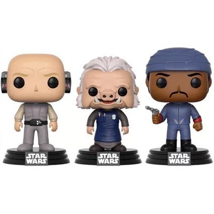 Figurine Funko Pop Star Wars Cloud City 3-pack Lobot, Ugnaught et Bespin Guard Editon Limitée Boutique Geneve Suisse