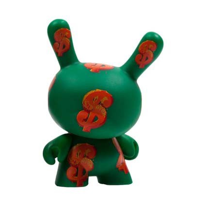 Figurine Kidrobot Dunny Série 2 Dollar Sign par la Fondation Andy Warhol Boutique Geneve Suisse