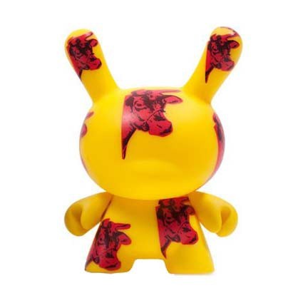 Figurine Kidrobot Dunny Série 2 Cow par la Fondation Andy Warhol Boutique Geneve Suisse