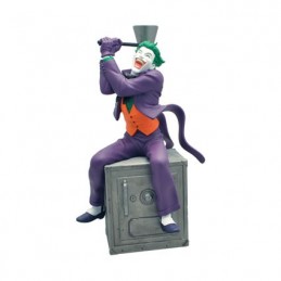 Figur Plastoy 28 cm Joker on a Safe Collector Money Box Geneva Store Switzerland