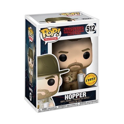 Figurine Funko Pop TV Stranger Things Hopper Chase Edition Limitée Boutique Geneve Suisse