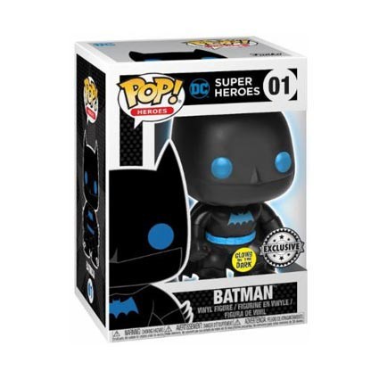 Figurine Funko Pop Phosphorescent DC Justice League Batman Silhouette Edition Limitée Boutique Geneve Suisse