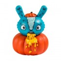 Figuren Kidrobot Kidrobot Dunny Scared Silly Pumpkin Puke von Jenn & Tony Bot Genf Shop Schweiz
