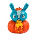 Figuren Kidrobot Kidrobot Dunny Scared Silly Pumpkin Puke von Jenn & Tony Bot Genf Shop Schweiz