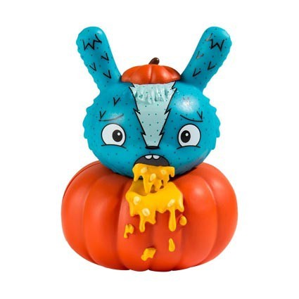 Figurine Kidrobot Dunny Scared Silly Pumpkin Puke par Jenn & Tony Bot Boutique Geneve Suisse