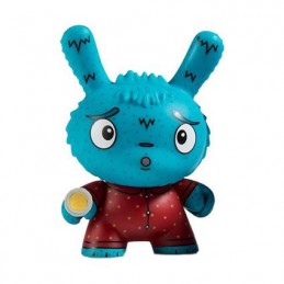 Kidrobot Dunny Scared Silly Arya Afraid of the Dark von Jenn & Tony Bot