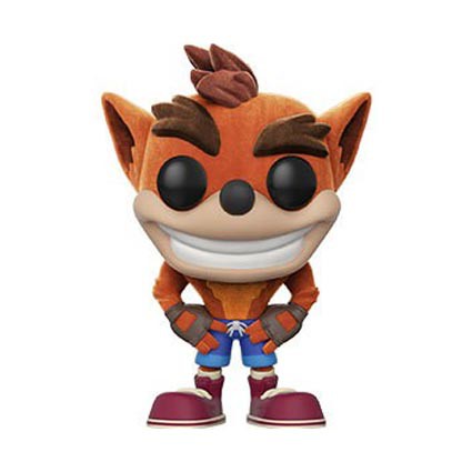 Toys Pop Games Flocked Crash Bandicoot 