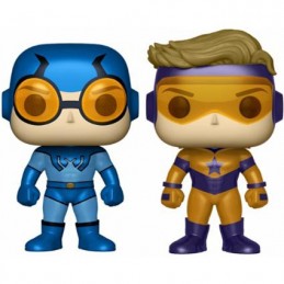 Figuren Funko Pop Metallisch DC Blue Beetle und Booster Gold 2 Pack Limitierte Auflage Genf Shop Schweiz