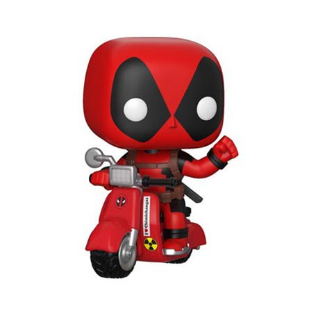 Figuren Funko Pop Rides Marvel Deadpool und Scooter (Selten) Genf Shop Schweiz