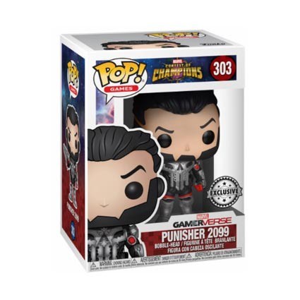 Figurine Funko Pop Marvel Contest of Champions Punisher 2099 Edition Limitée Boutique Geneve Suisse