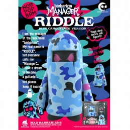 Figurine Madbarbarians Manager Riddle Blue Camo par Madbarbarians Toy2R Boutique Geneve Suisse