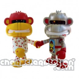 Figurine Adfunture Fling Monkey Robo et Business par Devilrobots Boutique Geneve Suisse