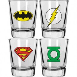 Figurine SD Toys DC Comics Set de 4 Verres à Liqueur Boutique Geneve Suisse