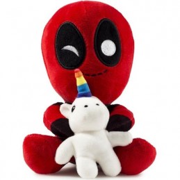 Figur Kidrobot Marvel Deadpool Riding a Unicorn Plush Geneva Store Switzerland