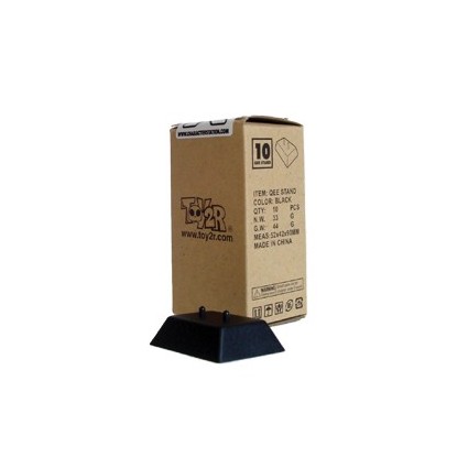 Figuren Schwarze Präsentationsvorrichtung für Qee Toy2R Genf Shop Schweiz
