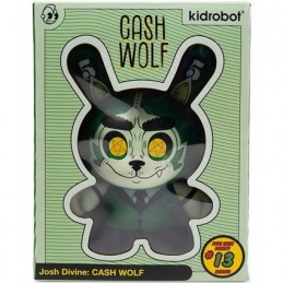 Figurine Kidrobot Dunny 12.5 cm Cash Wolf par Josh Divine Boutique Geneve Suisse