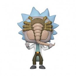 Pop Rick und Morty Rick mit Facehugger Limitierte Auflage