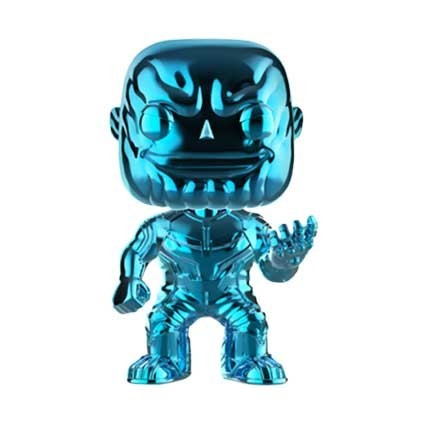 Figur Funko Pop Avengers Infinity War Thanos Blue Chrome Limited Edition Geneva Store Switzerland