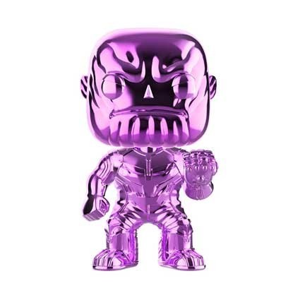Figur Funko Pop Avengers Infinity War Thanos Purple Chrome Limited Edition Geneva Store Switzerland