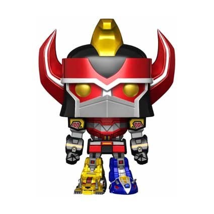 Figurine Funko Pop TV Power Rangers 15 cm Metallic Megazord Edition Limitée Boutique Geneve Suisse