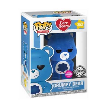 grumpy bear funko pop flocked