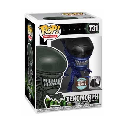 Figur Funko Pop Metallic Alien 40th Xenomorph Blue Limited Edition Geneva Store Switzerland