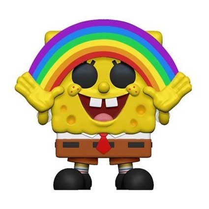 Figurine Funko Pop Cartoons Bob l'Eponge Rainbow (Rare) Boutique Geneve Suisse