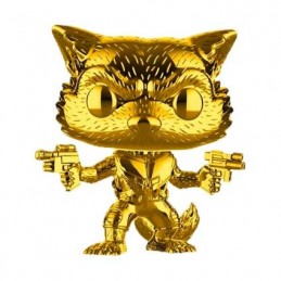 Pop Marvel Studios 10 Anniversary Les Gardiens de la Galaxie Rocket Chrome Limitierte Auflage