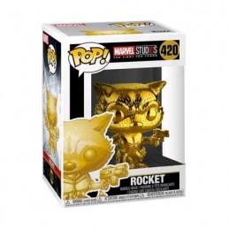 Figuren Funko Pop Marvel Studios 10 Anniversary Les Gardiens de la Galaxie Rocket Chrome Limitierte Auflage Genf Shop Schweiz