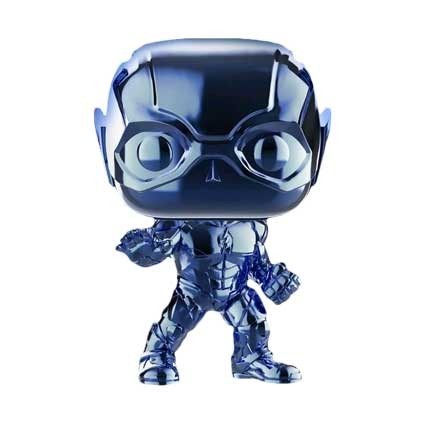 Figurine Funko Pop Justice League Flash Light Blue Chrome Edition Limitée Boutique Geneve Suisse