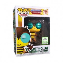 Figuren BESCHÄDIGTE BOX Pop ECCC 2019 Masters of the Universe Buzz-off Limitierte Auflage Funko Genf Shop Schweiz