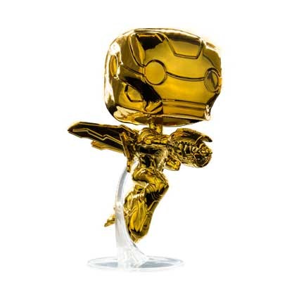 gold iron man mini funko pop