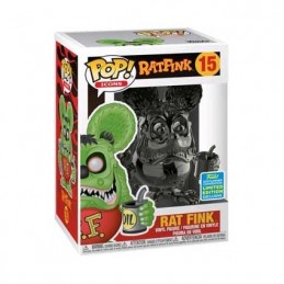 Pop SDCC 2019 Rat Fink Grey Chrome Limitierte Auflage