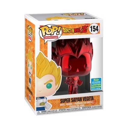 Figur Funko Pop SDCC 2019 Dragon Ball Z Vegeta Red Chrome Limited Edition Geneva Store Switzerland