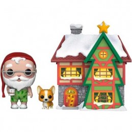 Figur Funko Pop Town Holiday with Light Santa's House with Santa and Nutmeg Geneva Store Switzerland
