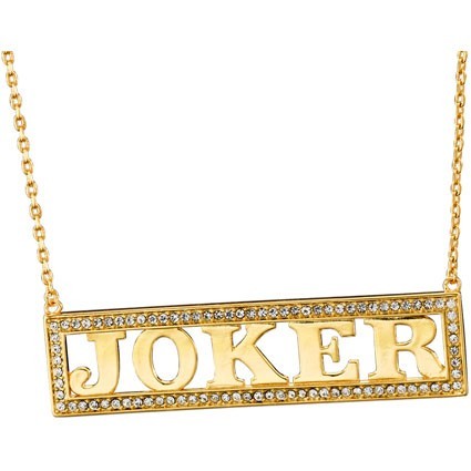 Figuren Noble Collection DC Comics Harley's Joker Necklace Genf Shop Schweiz Figuren Noble Collection DC Comics Harley's Joker Necklace Genf Shop Schweiz