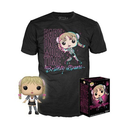 Figur Funko Pop and T-shirt Britney Spears Baby One More Time Limited Edition Geneva Store Switzerland