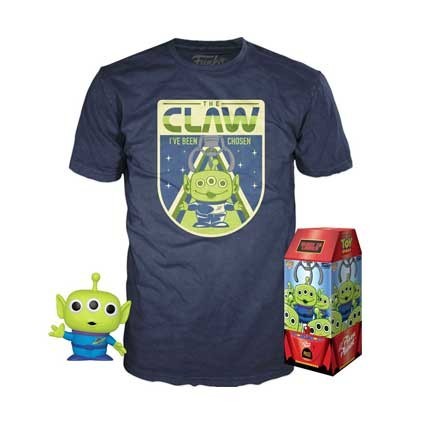 Figurine Funko Pop Phosphorescent et T-shirt Toy Story The Claw Edition Limitée Boutique Geneve Suisse